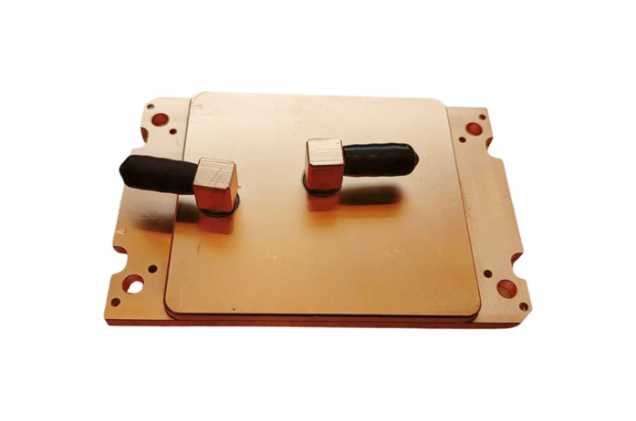 Skived fin heat sink for industrial equipment