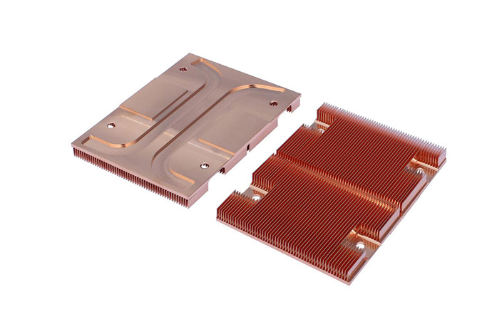 Skived fin heat sinks are available for customization and are suitable for inverters