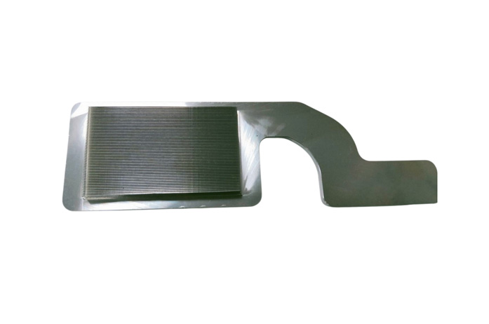 aluminum skived heatsink  full view