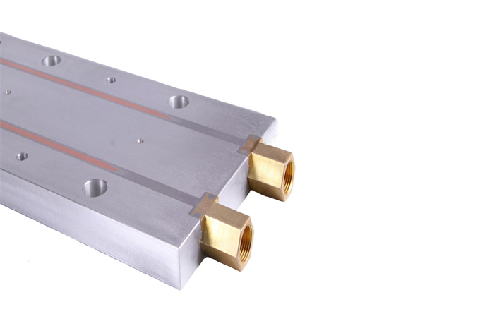 Deep buried tube liquid cooling plate