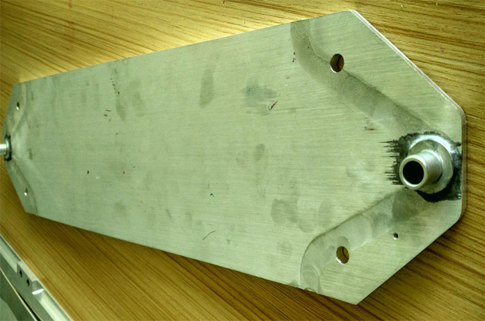 Custom-shaped brazing cold plates