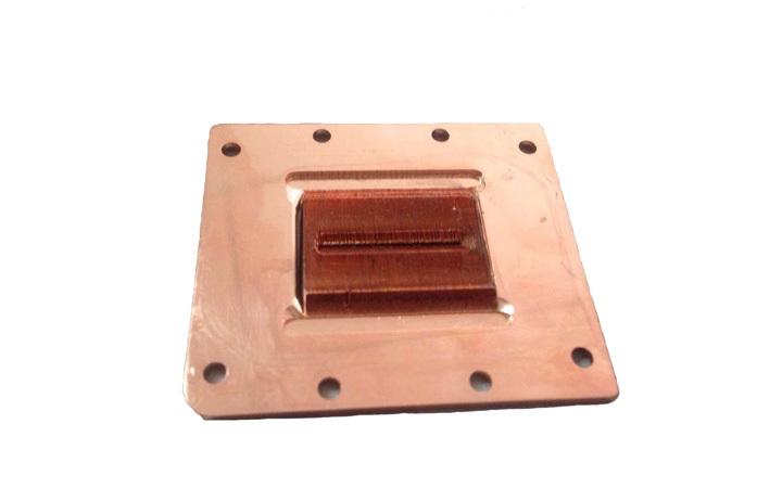 copper Skived Microchannel Liquid Cooling Plate
