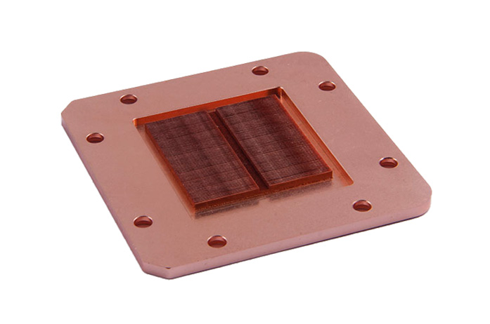 High-density skived fin liquid cooling palte