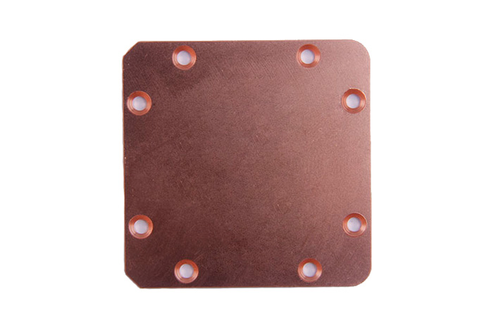 skiving fin copper water cooling plate