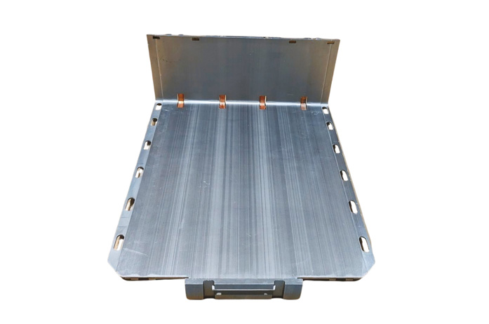 Dissipateur thermique à plaque de base en aluminium avec 4 caloducs