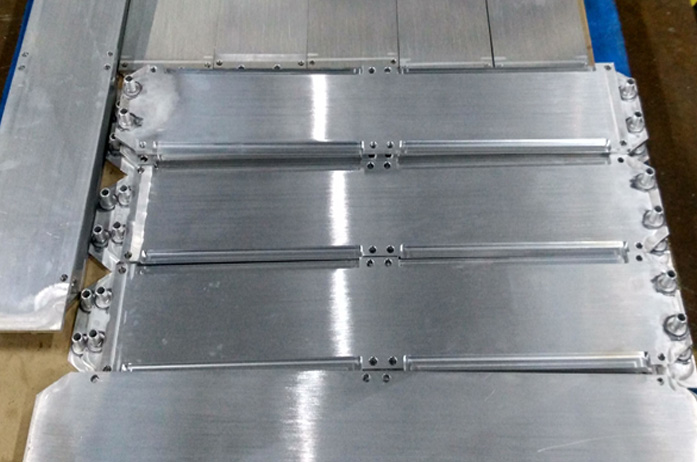 Plaques froides brasées sous vide