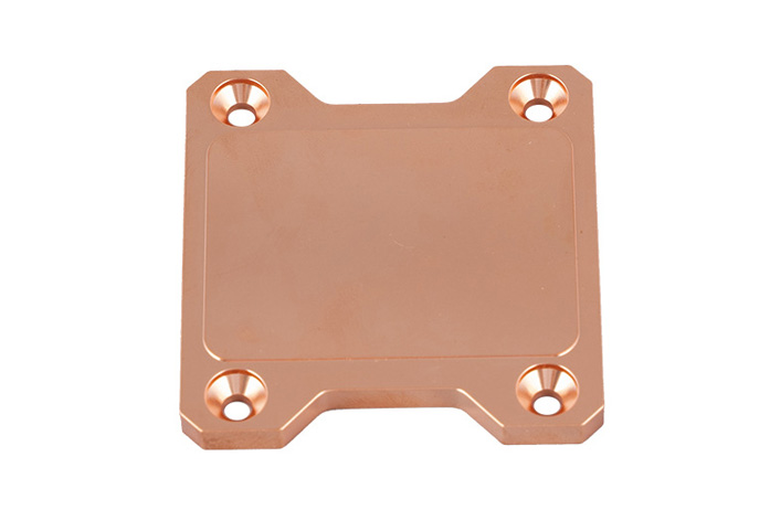 Plaque froide à microcanaux en cuivre