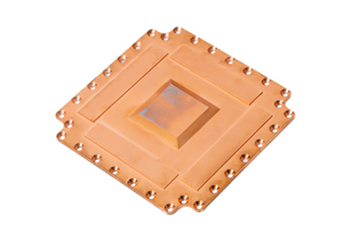 plaque froide de découpage de microcanaux en cuivre